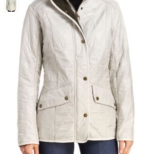 Barbour cavalry polar quilt champagne coat